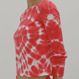 Realisation Par Heart Long Sleeve T in Red Tie-Dye Never Worn or Washed size L